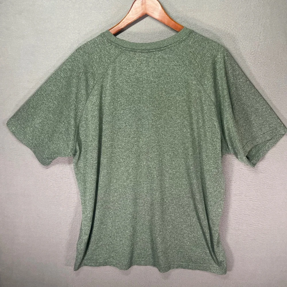 Champion Michigan State Spartans T Shirt Mens 2XL Green NCAA Football Logo - Picture 2 of 8